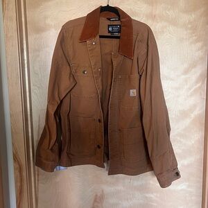 Carhartt Brown “Rugged Flex Duck Loose Fit Chore Coat - size medium, never worn